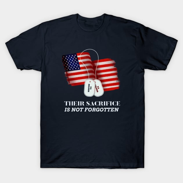 The Ultimate Sacrifice - Fallen Soldiers (USA) T-Shirt by Freedom & Liberty Apparel